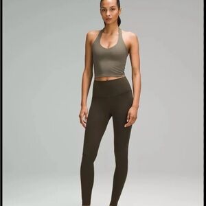 Lululemon Athletica Olive Green Align Tank size 6
